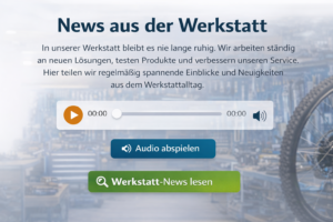 News aus der Werkstatt – Fahrradservice und Neuigkeiten aus der Fahrradwerkstatt